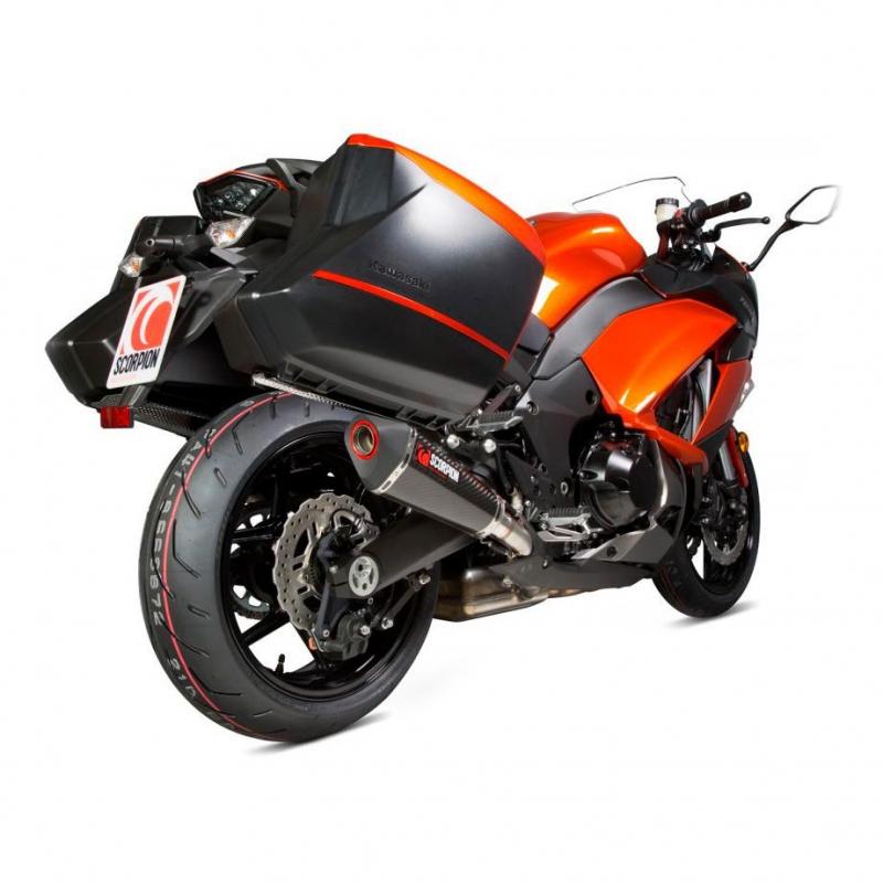 Silencieux Scorpion Serket Taper carbone Kawasaki Z 1000 SX 17-19 (pa