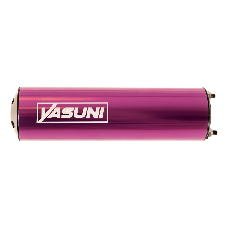 Silencieux Yasuni moto 50 cc droit violet/noir