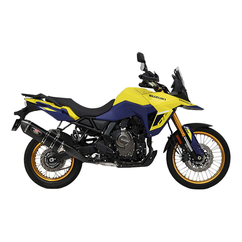 Silencieux Yoshimura R-77 J inox noir Suzuki V-Strom 800 DE 23-24