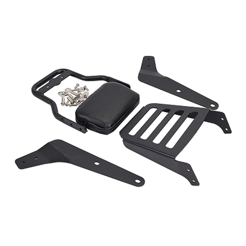 Sissy bar Archive avec porte-bagages noir BlackPearl 125