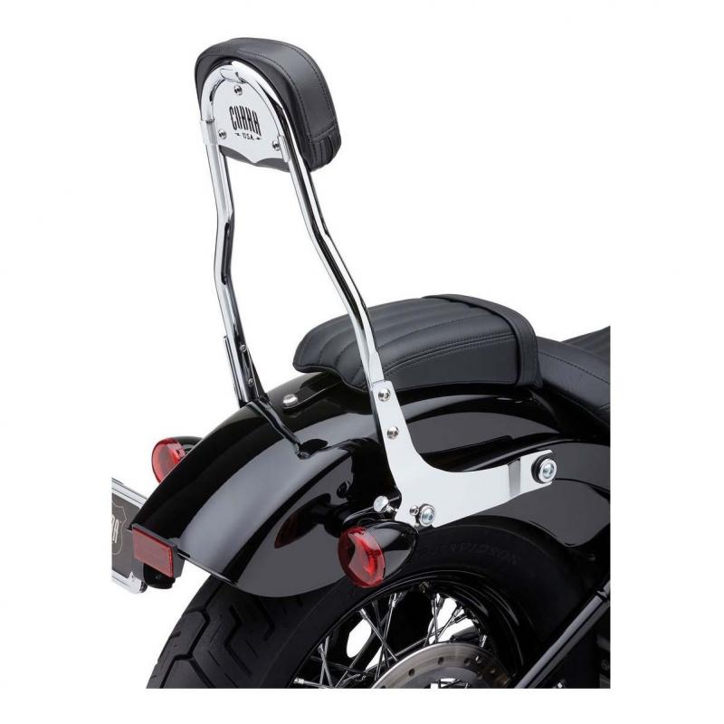 Sissybar amovible Cobra tube rond chromé Harley Davidson FXBB 1745 So