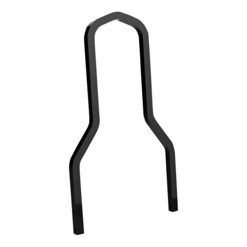 Sissybar Drag Specialities carré noir 258 mm HD FLSTF 1450 Fat Boy 00