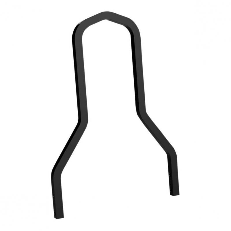 Sissybar Drag Specialities carré noir 263 mm HD FXDF 1690 Dyna Fat Bo