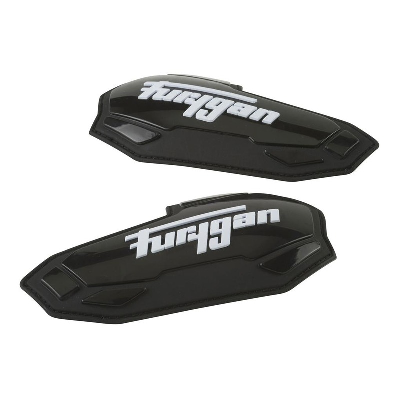 Sliders coudes Furygan Apex noir/blanc