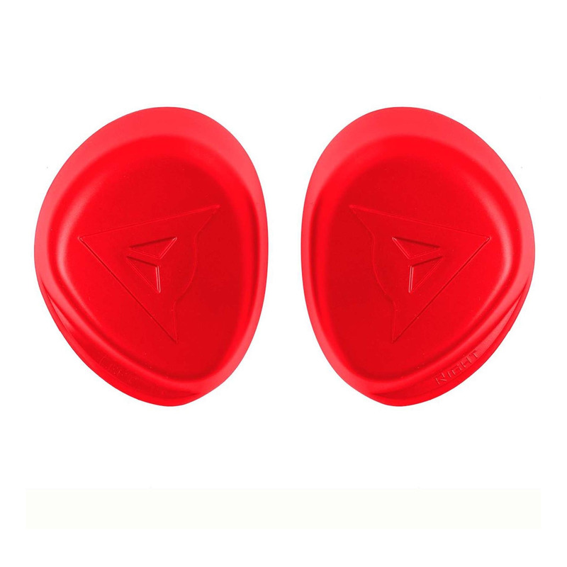 Sliders de coudes Dainese Pista rouge fluo