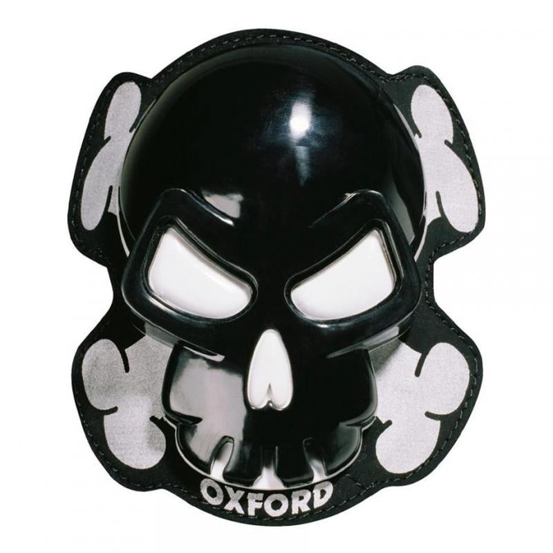 Sliders de genoux Oxford Skull noir