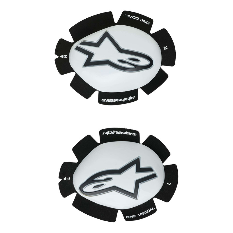 Sliders genoux Alpinestars GP Plus white/black