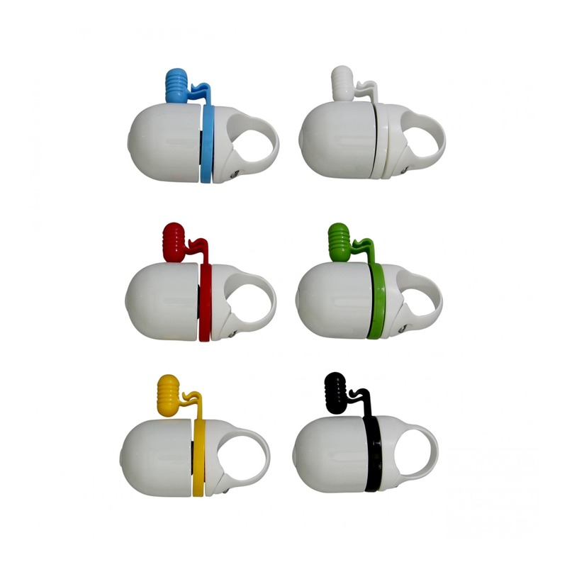 Sonnette vélo ping Newton Egg en alu et plastique