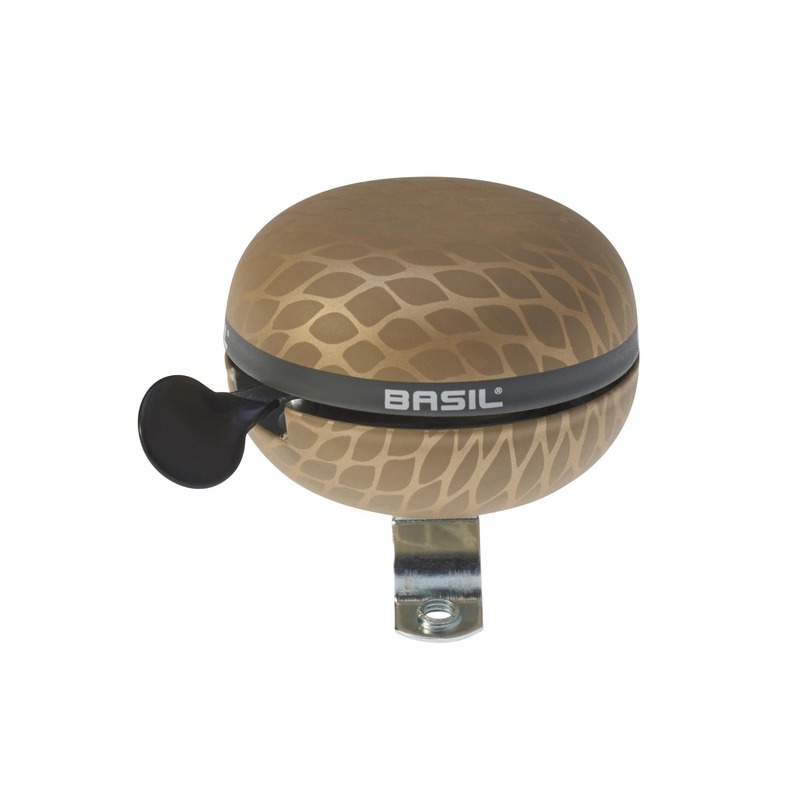 Sonnette vélo timbre Basil dorée