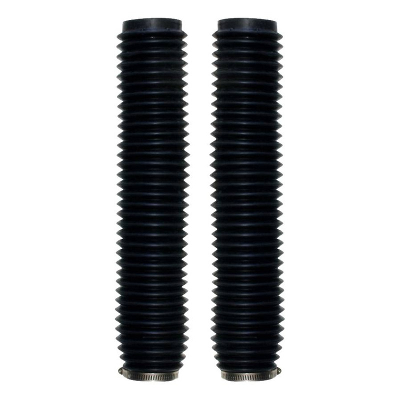 Soufflets de fourches PVC noir L: 370mm Ø43mm à 59mm