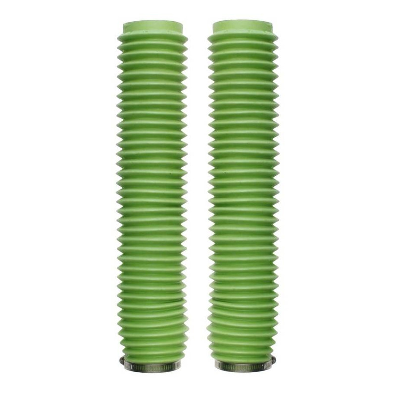 Soufflets de fourches PVC vert L: 370mm Ø43mm à 59mm