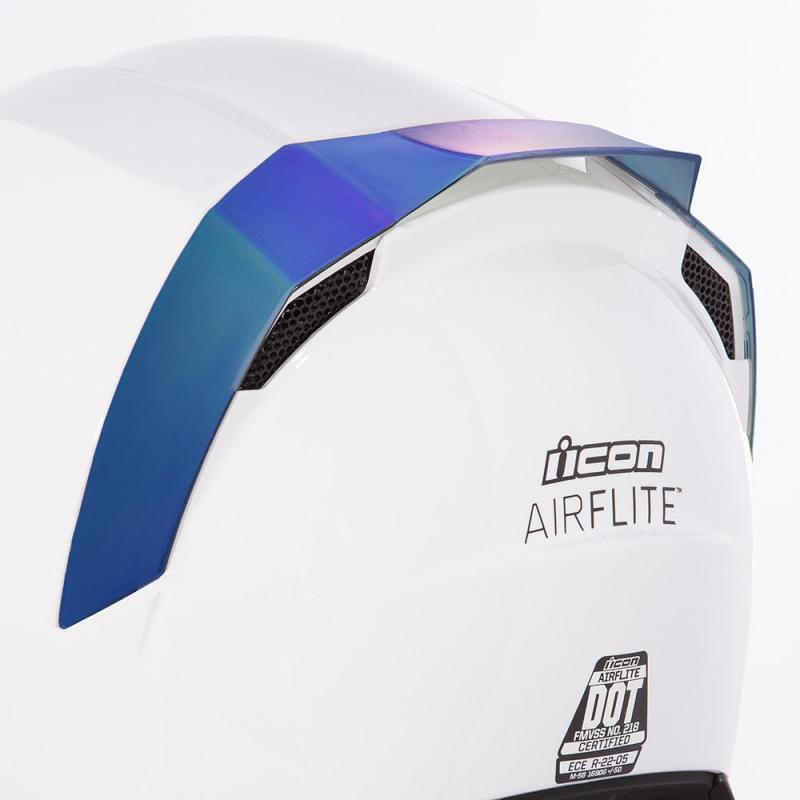 Spoiler arrière Icon pour casque Airflite bleu