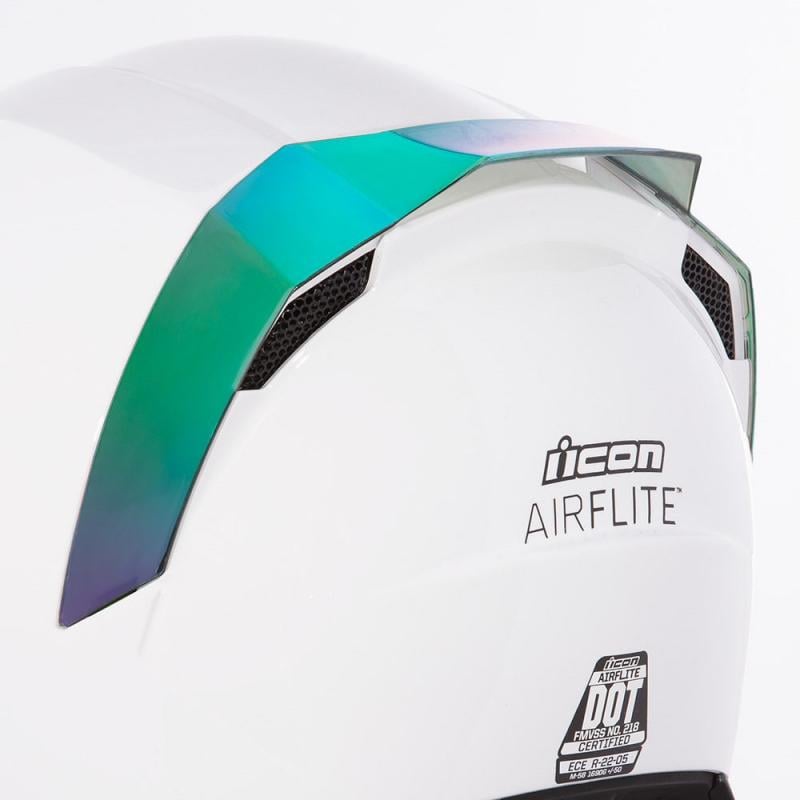 Spoiler arrière Icon pour casque Airflite vert