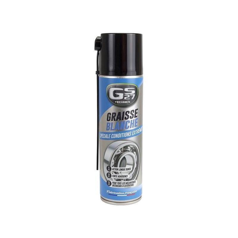 Spray graisse blanche 250 ml GS27