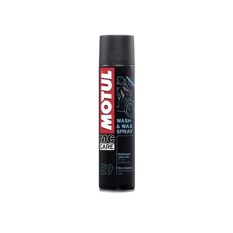 Spray nettoyant à sec Motul E9 Wash & Wax Spray 400ml