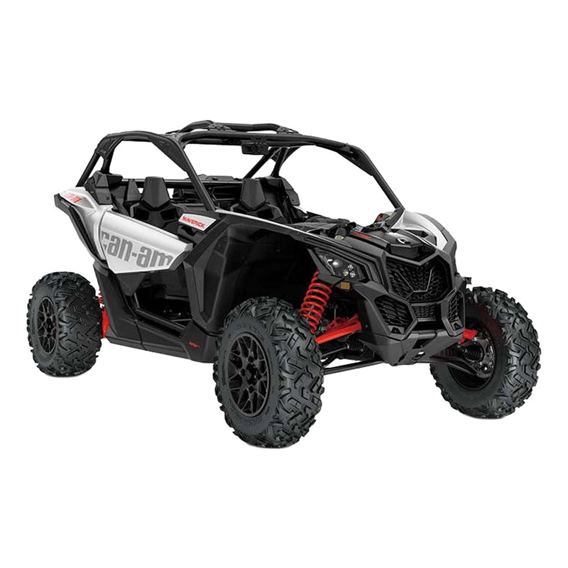 SSV miniature Can Am Maverick X3 X RC Turbo Ã chelle 1/18Â° blanc/noir