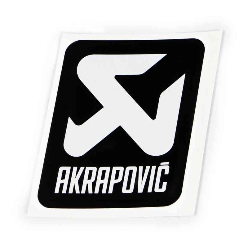 Sticker Akrapovic 75 x 75 mm - Pièces Echappement sur La Bécanerie