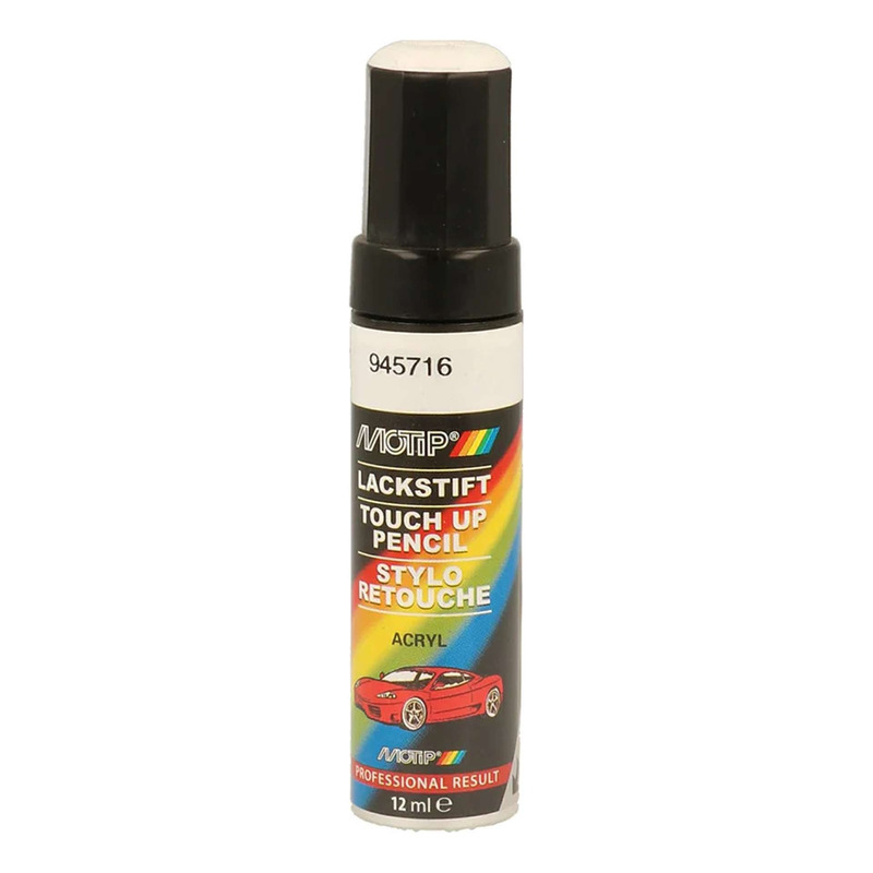Stylo de retouche Motip 945716 blanc ultra brillant 12 ml