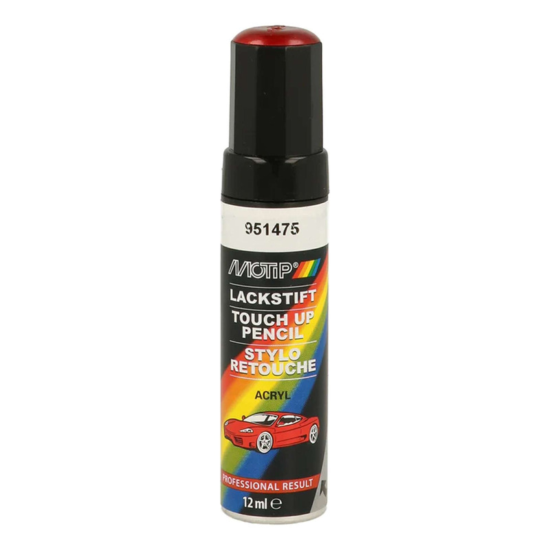 Stylo de retouche Motip 951475 rouge métallisé 12 ml