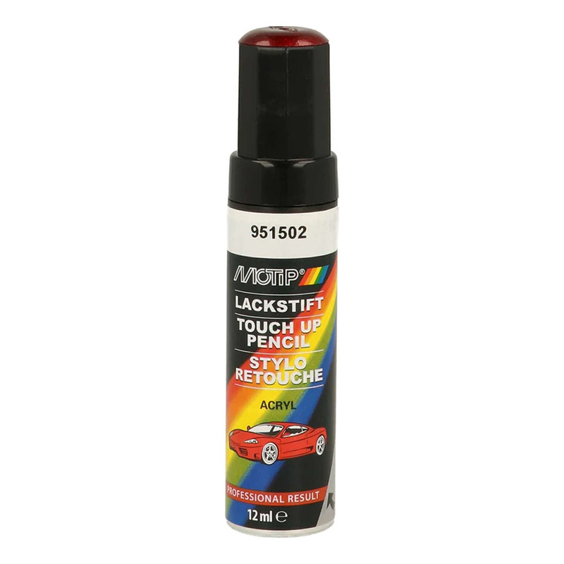 Stylo de retouche Motip 951502 rouge métallisé 12 ml