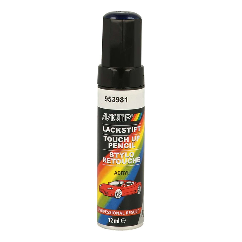 Stylo de retouche Motip 953981 bleu métallisé 12ml