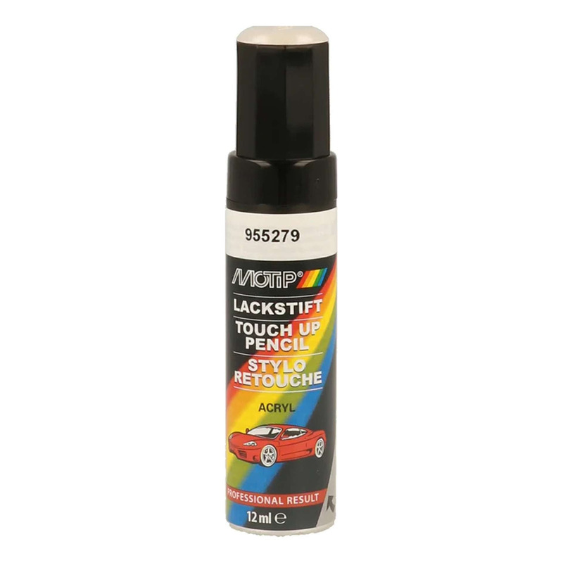 Stylo de retouche Motip 955279 argent métallisé 12 ml