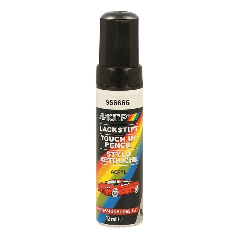 Stylo de retouche Motip 956666 gris métallisé 12 ml