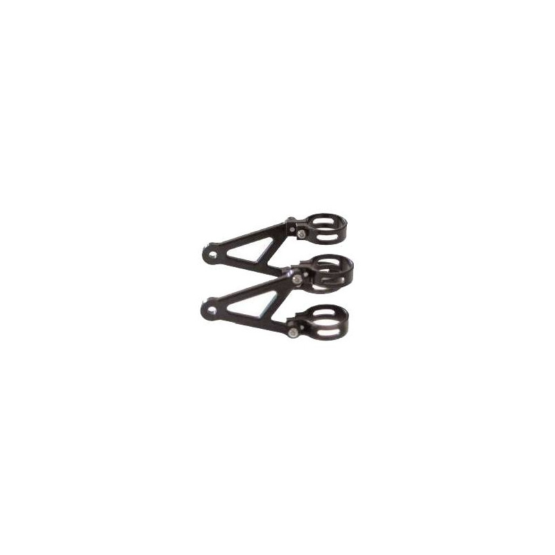 Support d’optique aluminium Racing Moto Technology noir Ø41mm