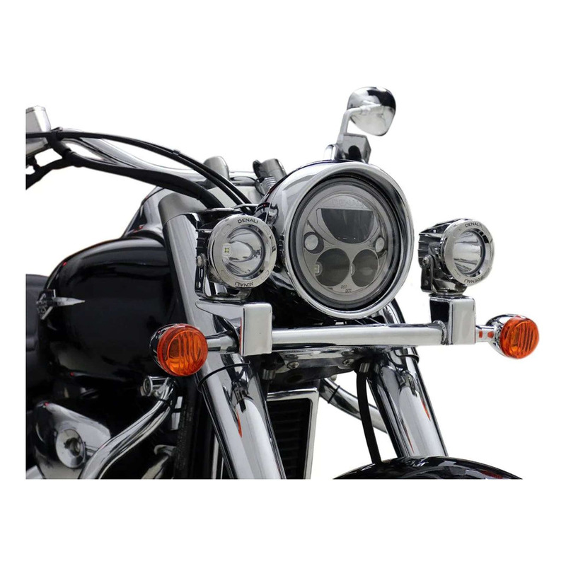Support d'optique de phare Denali Suzuki VL 800 Intruder LC Volusia 01