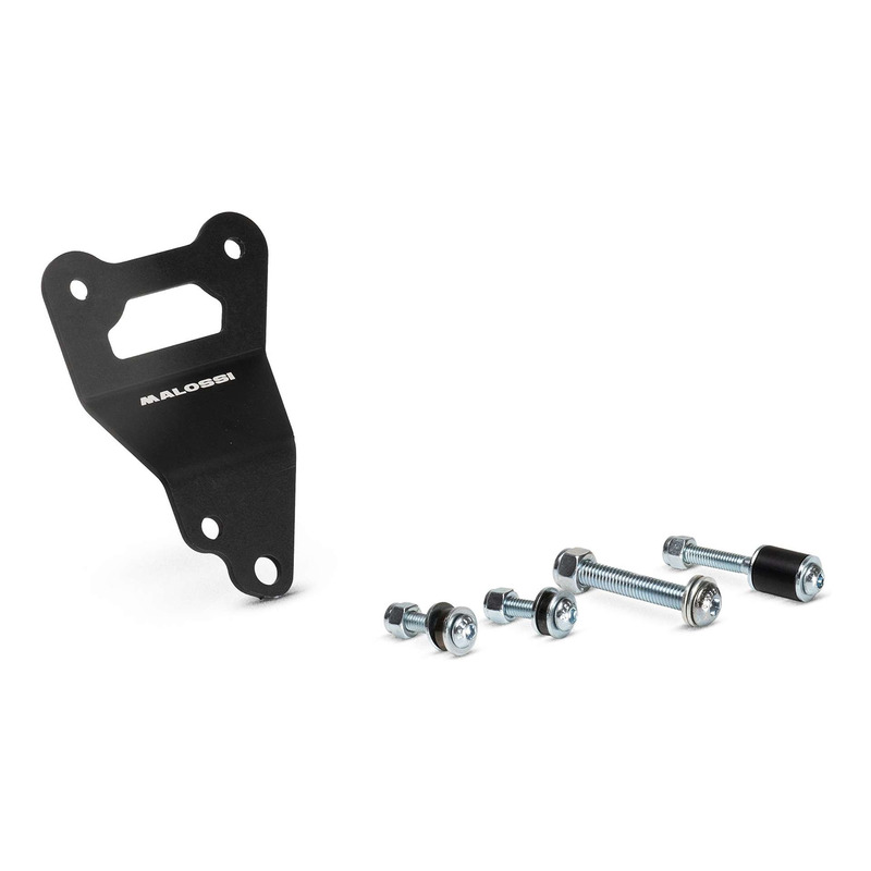 Support de garde boue arrière en aluminium noir Italjet Dragster 300 2024-