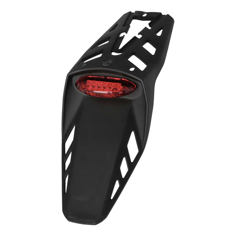 Support de Plaque ACERBIS avec Feu Arrière LED - Homologué CE - Univ