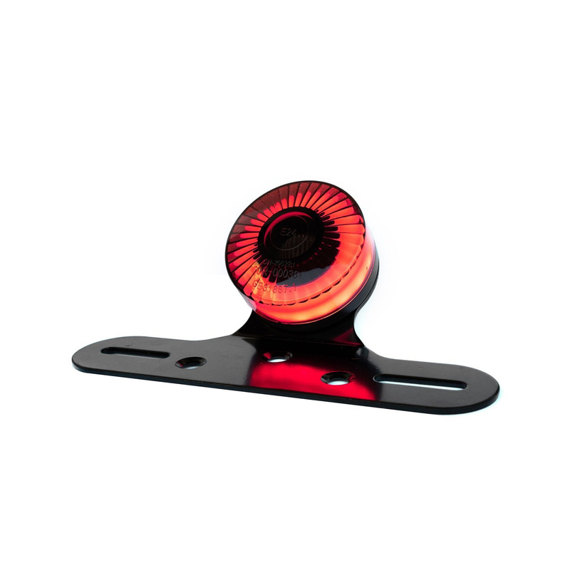 Support de plaque avec feu arrière LED Avoc Vintage