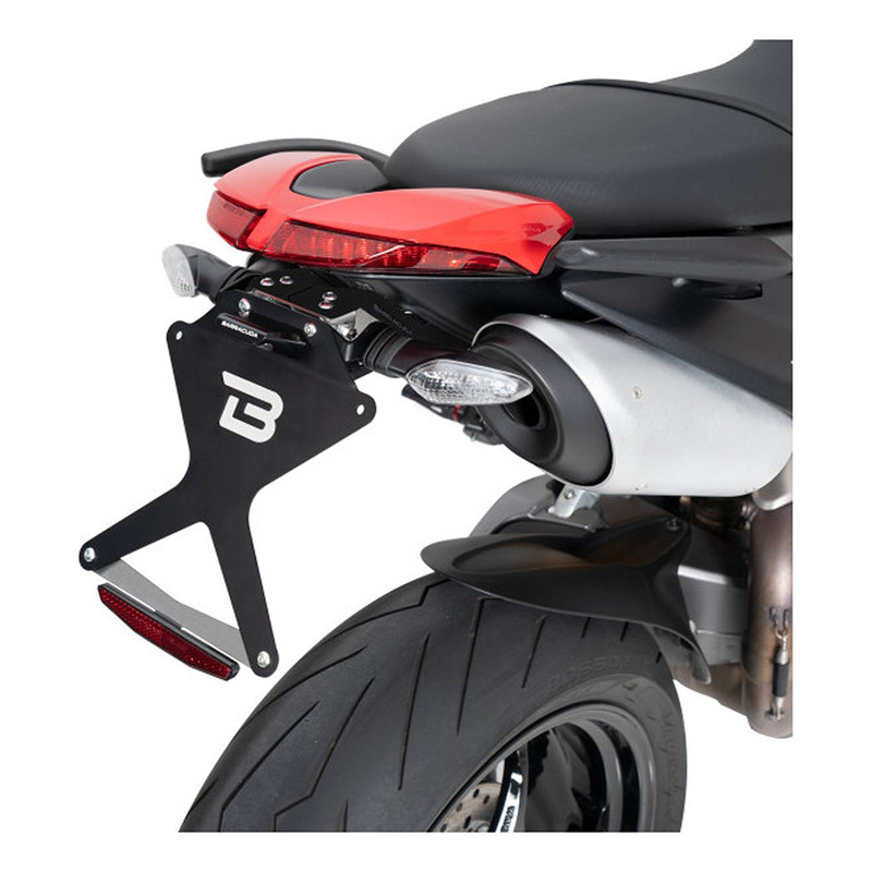 Support de plaque Barracuda Ducati Hypermotard 950 22-25 avec supports clignons d'origine