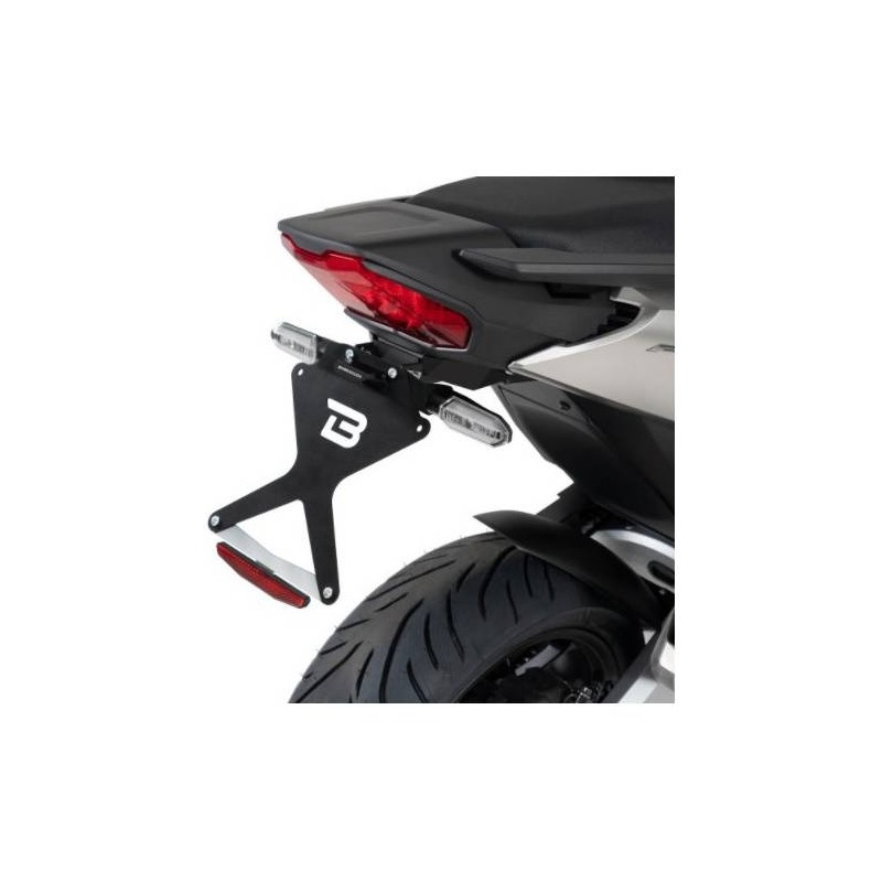 Support de plaque d'immatriculation Barracuda pour Honda Forza 750 2021 avec support pour clignotant