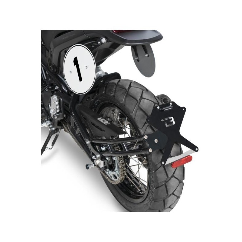 Support de plaque d’immatriculation Barracuda Side Naked Benelli Leoncino 500 17-20