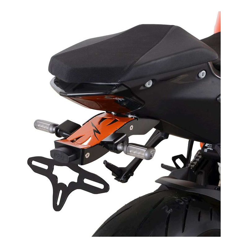 Support de plaque d'immatriculation orange R&G Tail Tidy KTM 1290 Supe