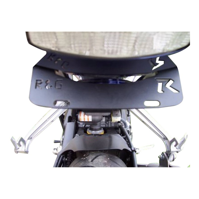Support de plaque d’immatriculation R&G Racing noir Suzuki GSX-R 1000 05-06