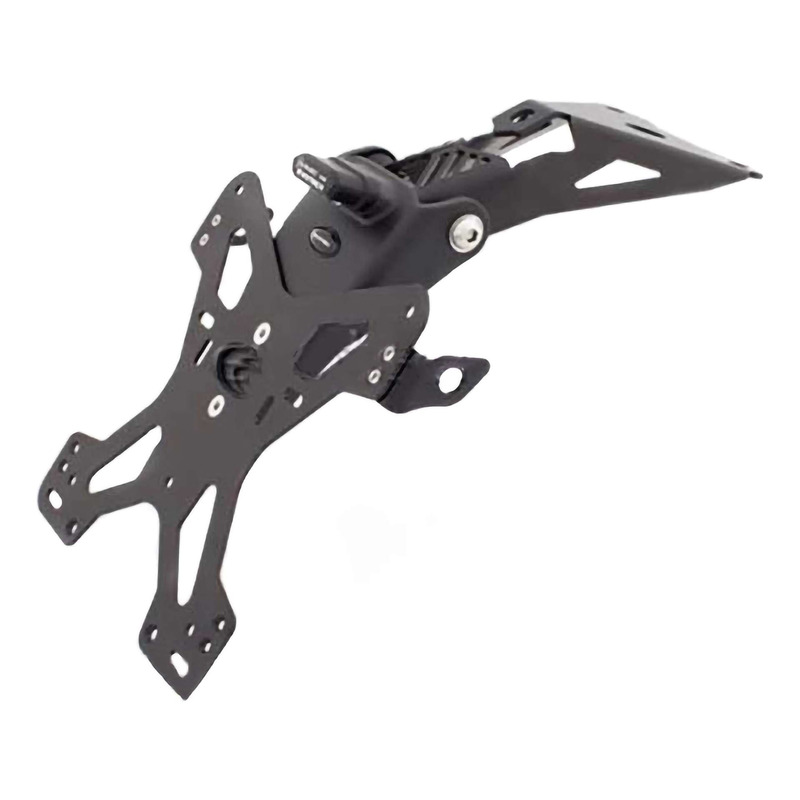Support de plaque Evotech noir Aprilia RSV4 1100 19-20