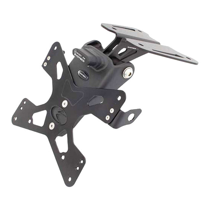 Support de plaque Evotech noir Ducati Streetfighter 848 12-15