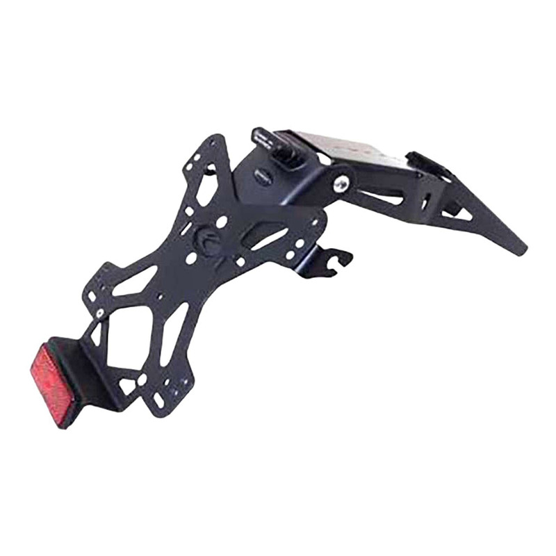Support de plaque Evotech noir Ducati Hypermotard 698 24-25