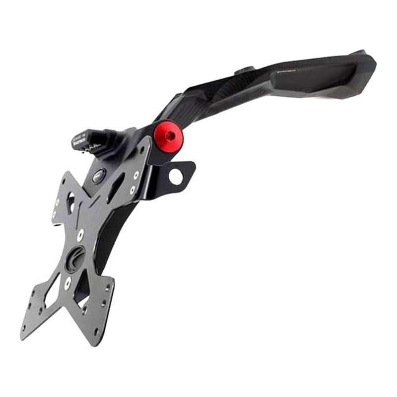 Support de plaque Evotech noir Ducati Panigale 959 16-19