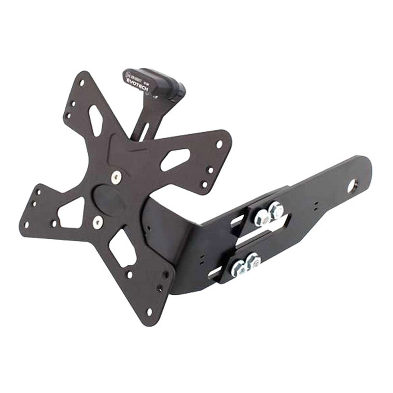 Support de plaque Evotech noir Harley Davidson Sportster 883