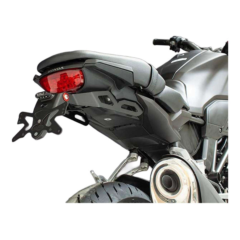 Support de plaque Evotech noir Honda CB 125 R 18-25