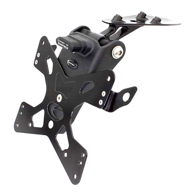 Support de plaque Evotech noir Honda CBR 1000 RR 10-16