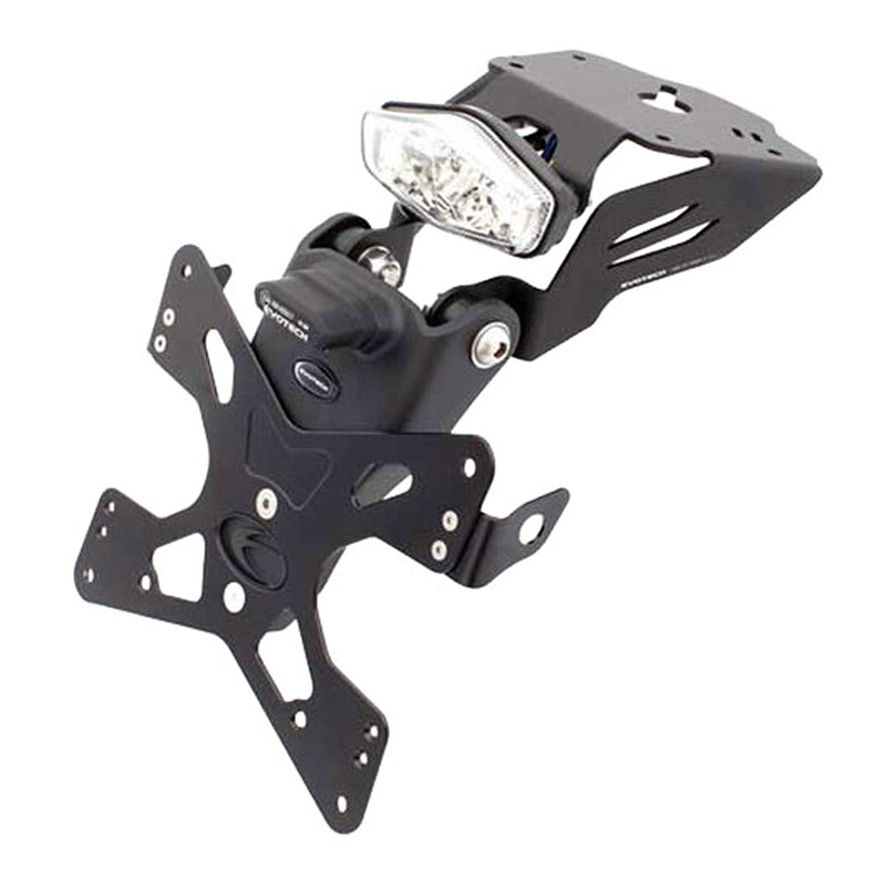 Support de plaque Evotech noir Honda NC 700 X 12-14