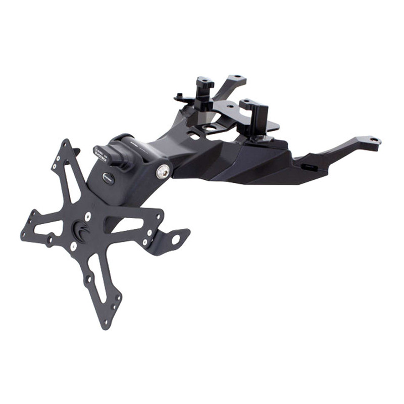 Support de plaque Evotech noir Honda X-ADV