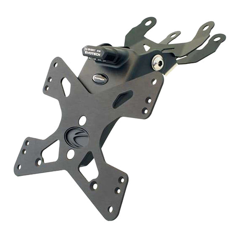 Support de plaque Evotech noir KTM 1290 Superduke R 14-19