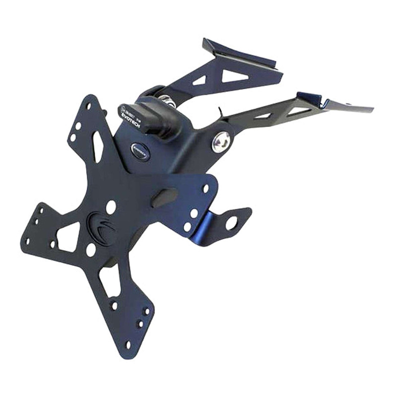 Support de plaque Evotech noir KTM 1290 Superduke GT 16-24