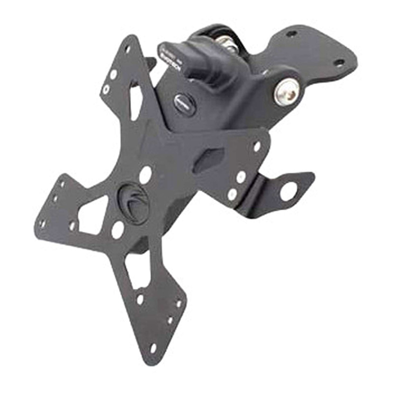 Support de plaque Evotech noir Triumph Speed Triple 1050 08-10