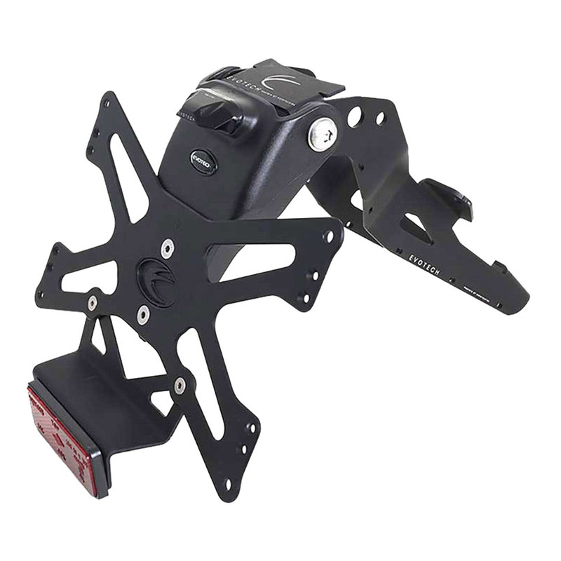 Support de plaque Evotech noir Triumph Speed Triple 1200 RS 21-25